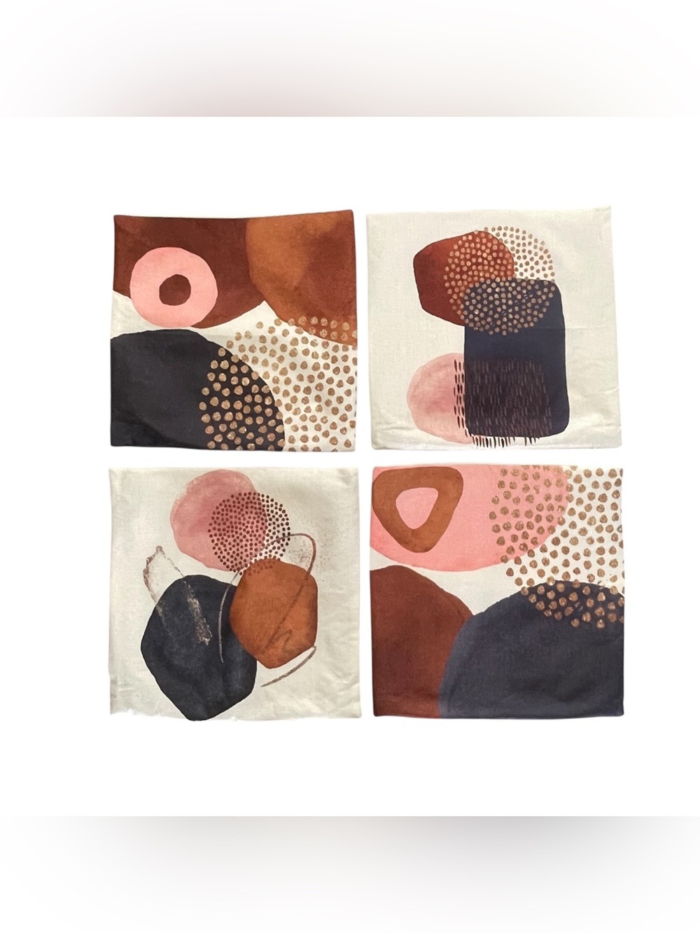 Abstract Geometric Throw Pillow Set - Multi-Color - Picture 2 of 3